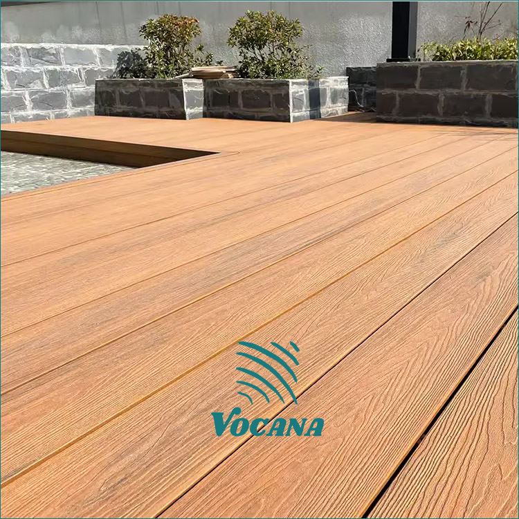 ceanglóir i bhfolach WPC Decking Le haghaidh Ardáin Clúdaithe|Vocana