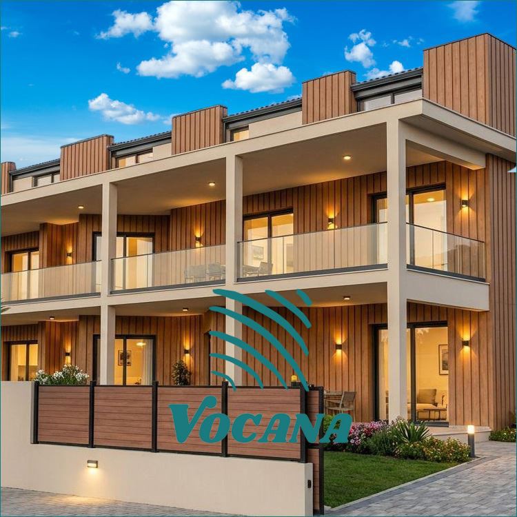 Painéil cumhdaithe balla WPC