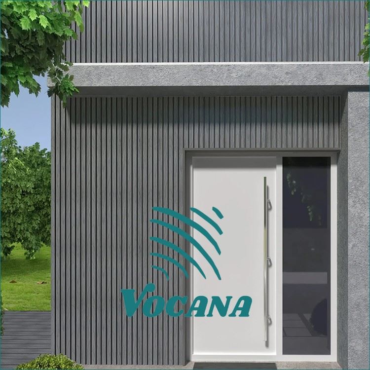 wood grain wpc vertical cladding