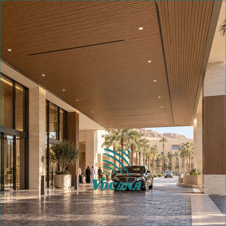 WPC Ceiling For Singapore Condo Drop-Off Areas | Vocana suppliers